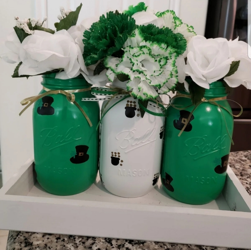 New St. Patrick's Day Msson Jar Decor set